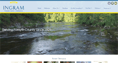 Desktop Screenshot of ingramfuneralhome.com